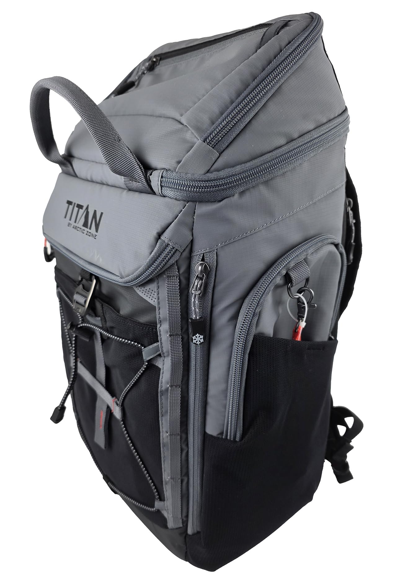 Titan Arctic Zone - Insulated Leak-Proof Backpack Cooler, 26 Cans Capacity, Grey