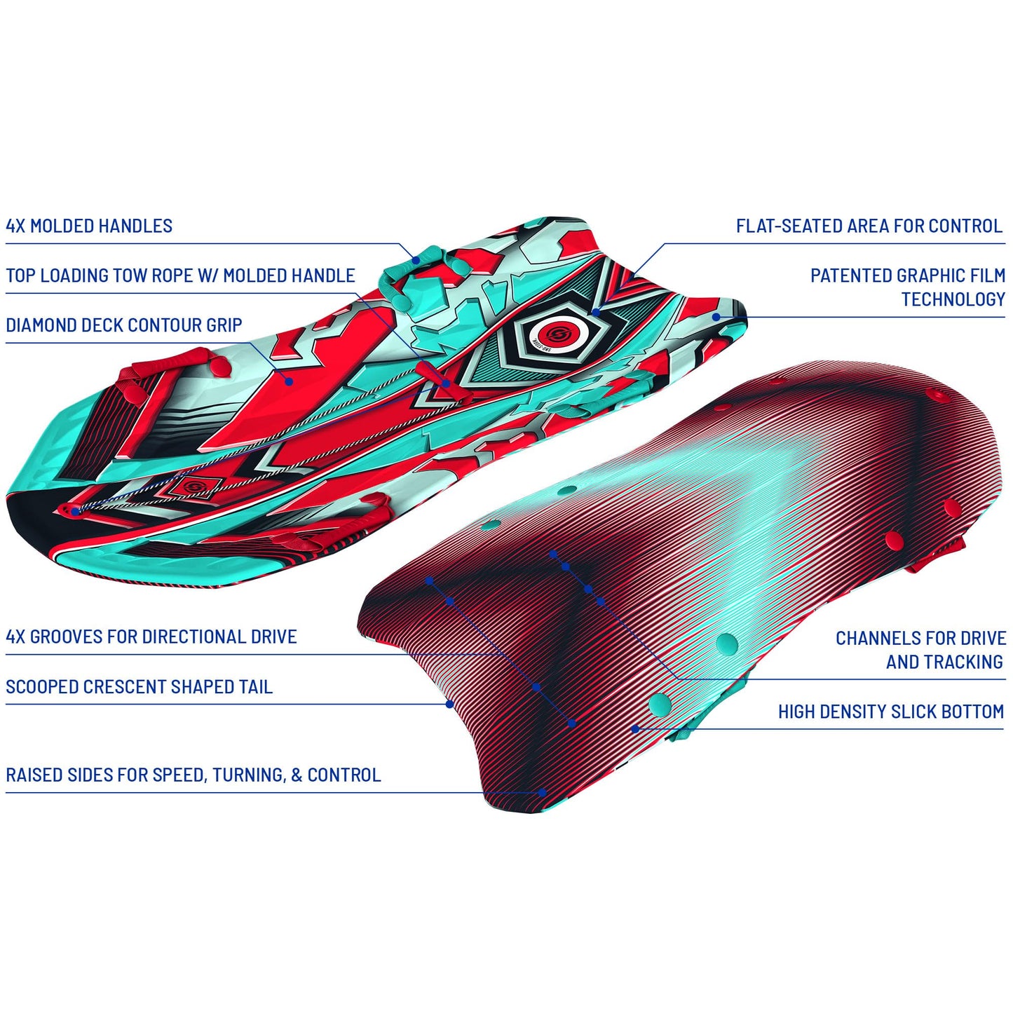 Sno-Storm Premium Foam Sno-Storm Snow Sled