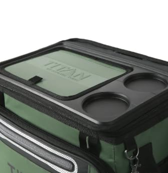 Titan 40‑Can Collapsible Cooler – Leak‑Proof Soft Cooler for Camping, Road Trips & Outdoor Adventures (Green)