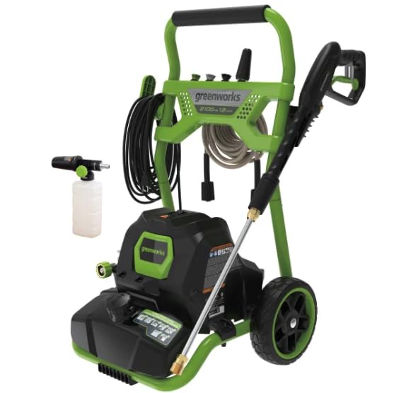 Greenworks 2100PSI Cold Water Electric Pressure Washer