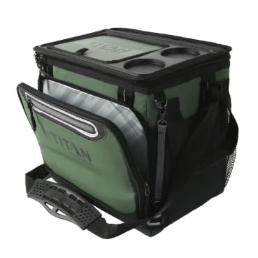 Titan 40‑Can Collapsible Cooler – Leak‑Proof Soft Cooler for Camping, Road Trips & Outdoor Adventures (Green)
