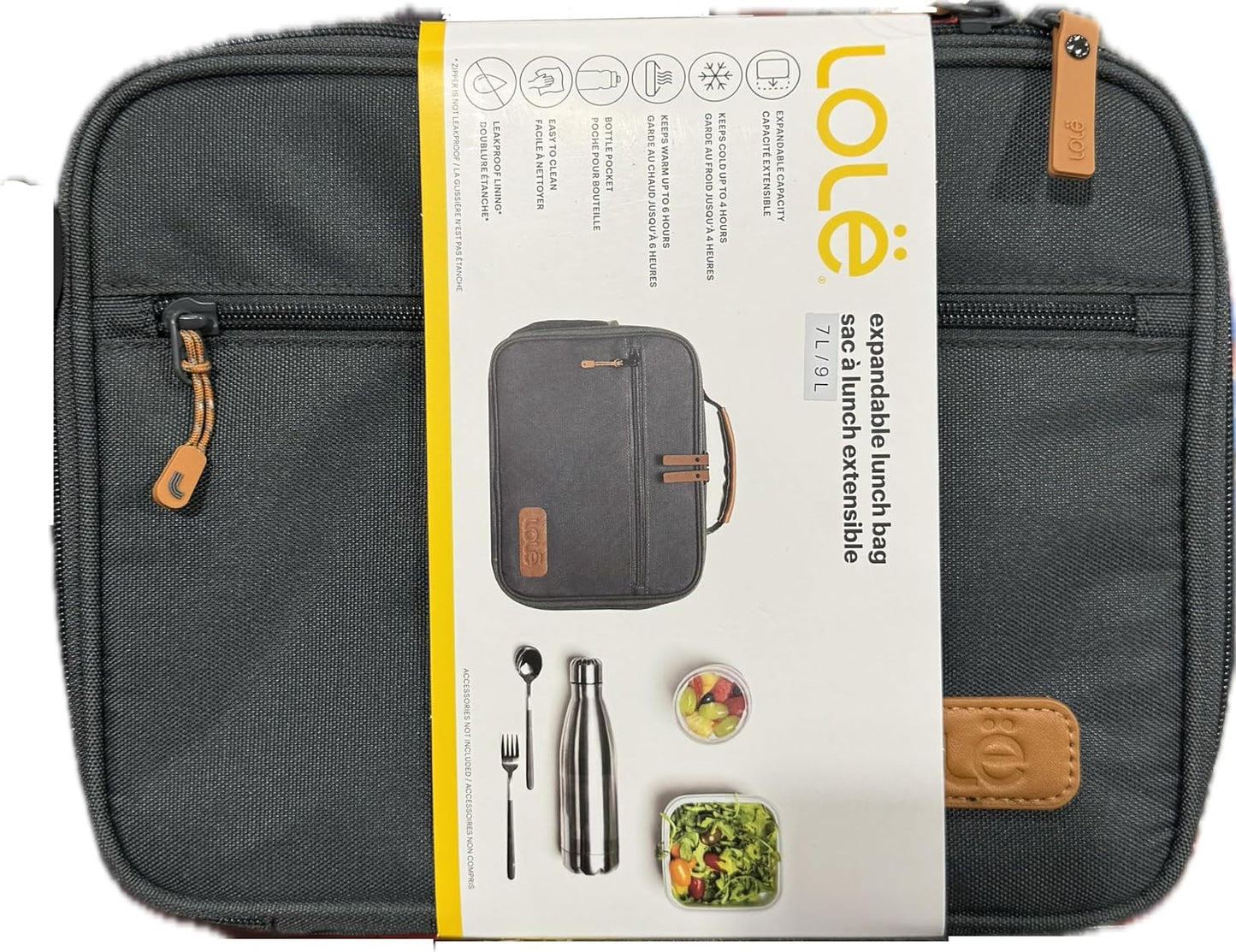 Expandable Lunch Bag Compatible with Lolë – Insulated, Stylish, and Portable