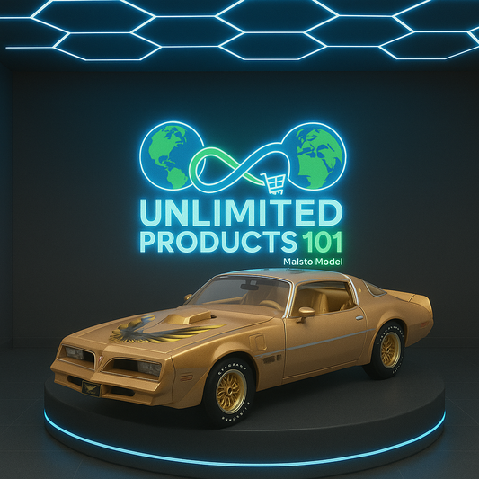 Maisto 1:18 SE 1978 Pontiac Firebird Trans Am Gold & Black Trim – Diecast Model Car (Special Edition Classic American Muscle)