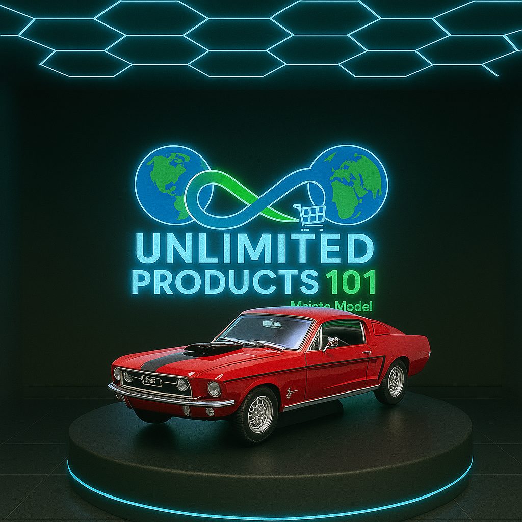 Ford Mustang GT Cobra Jet – 1:18 Scale Die-Cast Model