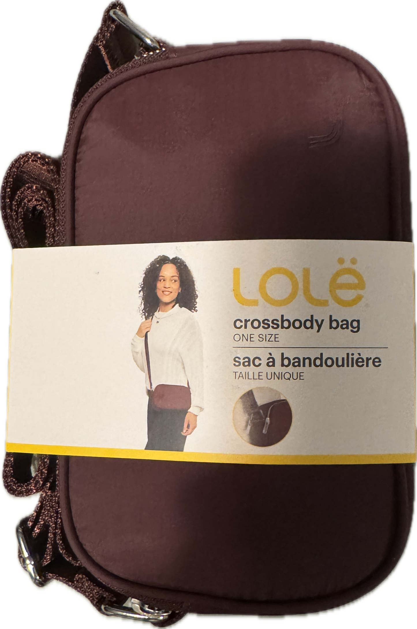Lolë Women’s Crossbody Bag, Lightweight Everyday Shoulder Purse, Adjustable Strap, Travel & Casual Wear, One Size