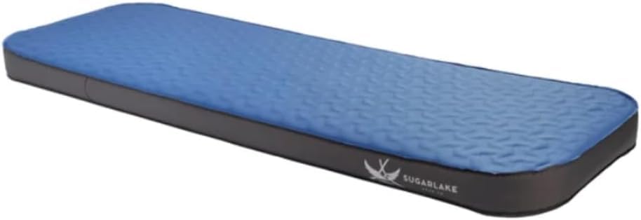 Self-Inflating Sleeping Pad – 3D Inflation, 4-Season Lightweight Foam Camping Mattress with Flex Fabric Top, 4" Thick, R-Value 5.2 – with Carry Bag – Ideal for Camping, Hiking, Cabin Use