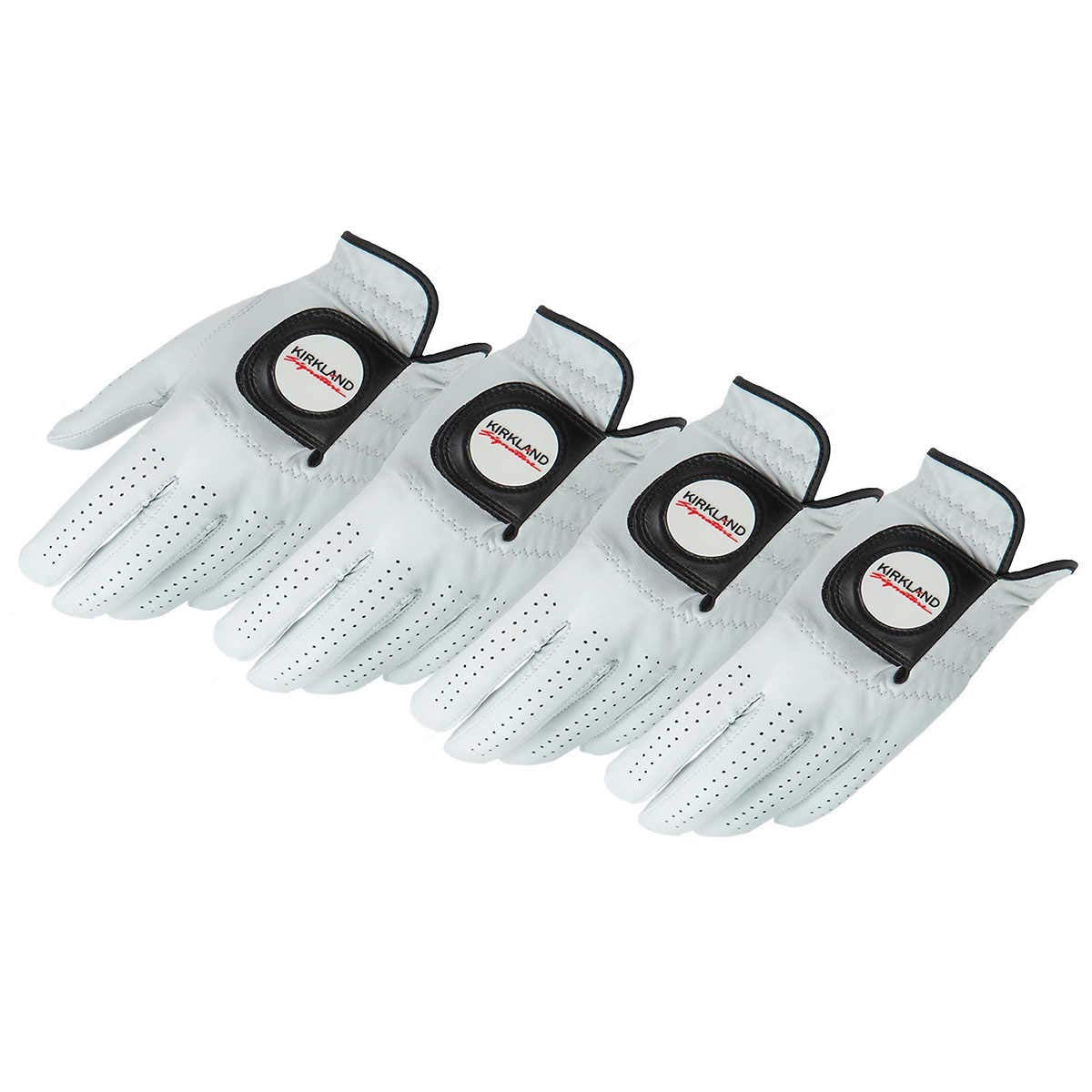 Kirkland Signature Cabretta Leather Golf Gloves 4-Pack (Large, Right)