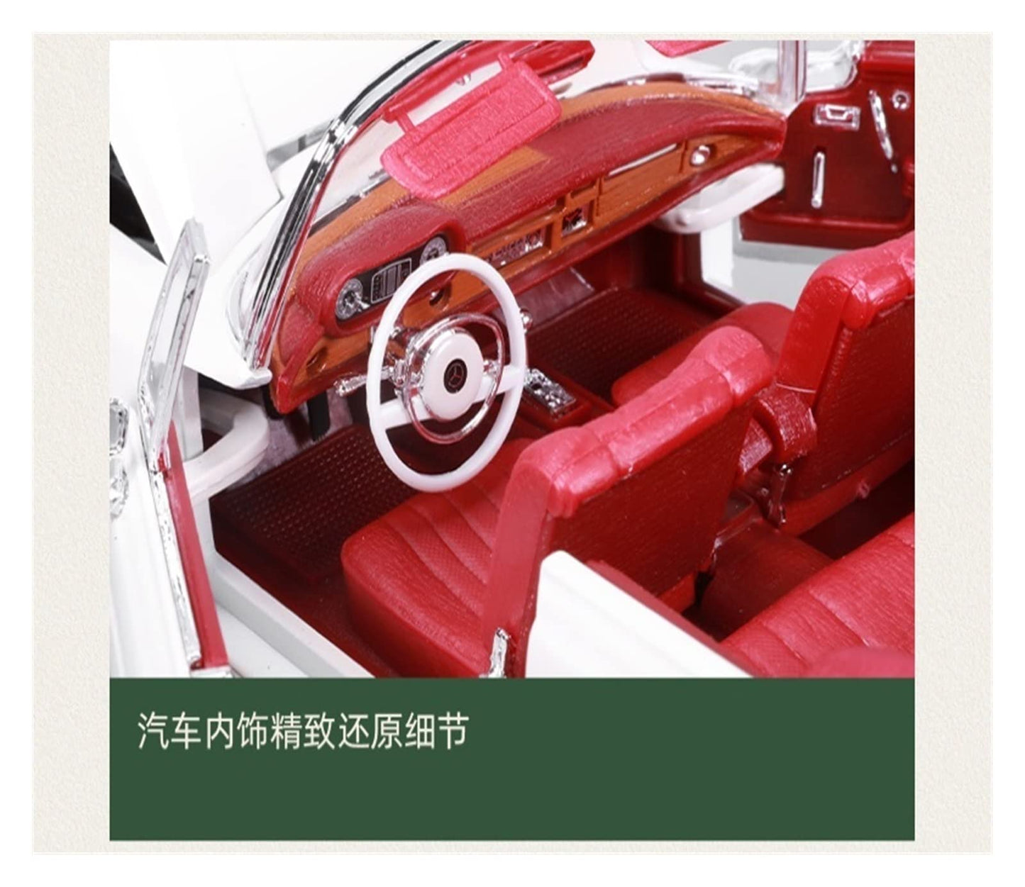 Mercedes-Benz 280 SE (1967) – 1:18 Classic Diecast Model Car – Collector’s Alloy Replica