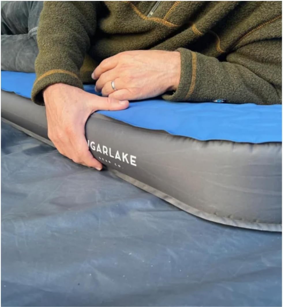 Self-Inflating Sleeping Pad – 3D Inflation, 4-Season Lightweight Foam Camping Mattress with Flex Fabric Top, 4" Thick, R-Value 5.2 – with Carry Bag – Ideal for Camping, Hiking, Cabin Use