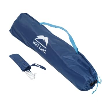 Quick Set-Up Outdoor Shelter with Clip-Up Porch – UPF 50+ Instant Shade Tent – 3-Wall Pop-Up Canopy with Awning, Windows & Sandbags for Beach, Camping, Backyard