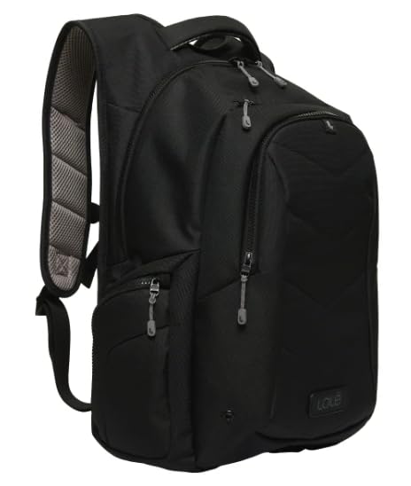 Lole Expandable Backpack with Padded Laptop Sleeve, Bottle Pocket & Emergency Whistle – Made in Vietnam - Black (Black)