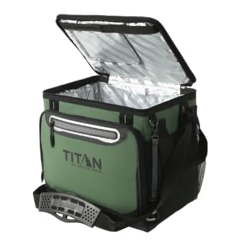 Titan 40‑Can Collapsible Cooler – Leak‑Proof Soft Cooler for Camping, Road Trips & Outdoor Adventures (Green)