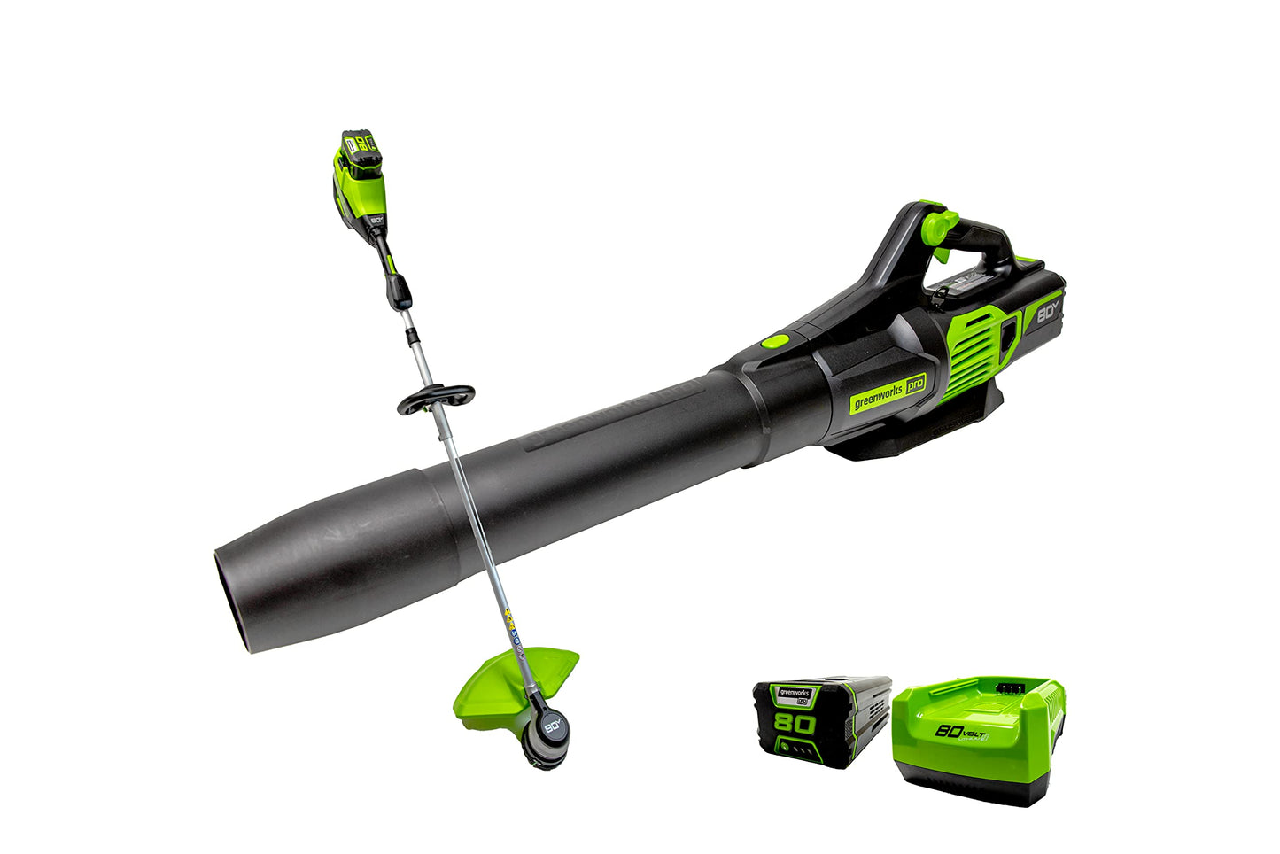 Greenworks PRO 80V Blower, 2.0 AH Battery and Charger Included