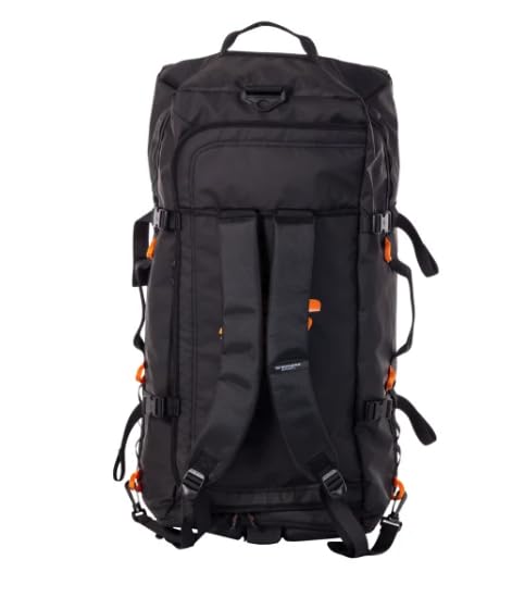 Rolling Sports Duffel Bag with Wheels & Backpack Straps – Water-Resistant Travel Gym Bag with Compartments, Terrain Wheels & Carry Handles for Athletes, Trips & Weekend Getaways